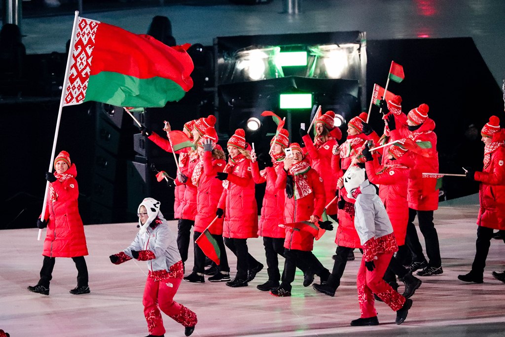 Пхенчхан-2018. Белорусская делегация приняла участие в церемонии открытия Олимпиады-2018