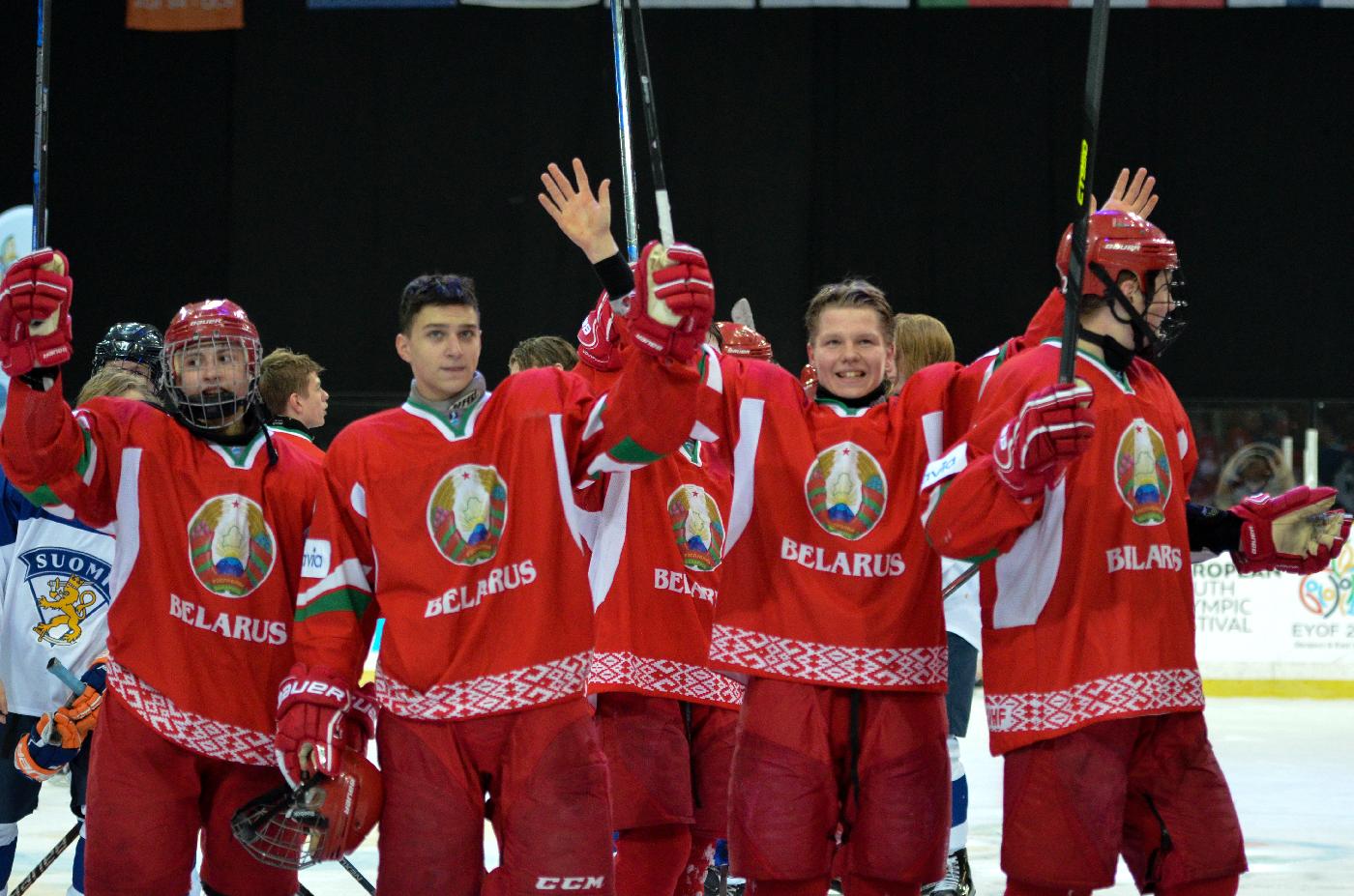 ЕЮОФ-2019. Хоккей. Белорусы обыграли команду Финляндии и поборются за золото фестиваля