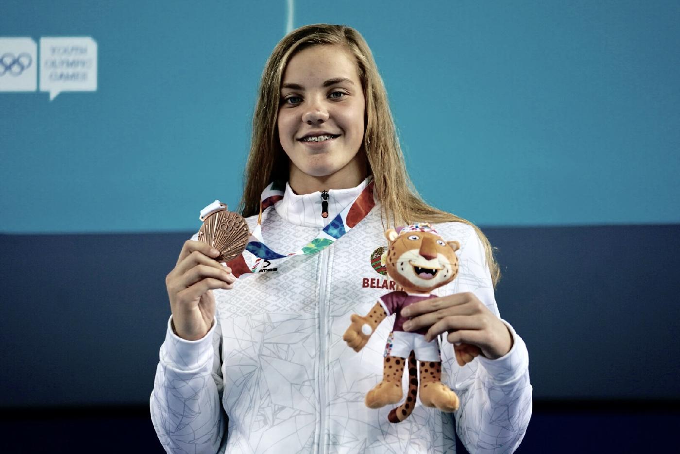 YOG 2018. Anastasiya Shkurdai won bronze medal