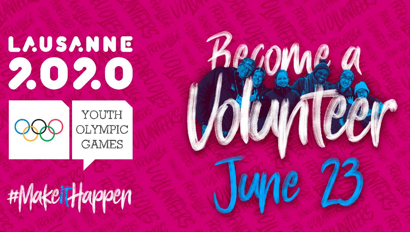 К ЮОИ-2020 в Лозанне набирают 3000 волонтеров К ЮОИ-2020 в Лозанне набирают 3000 волонтеров