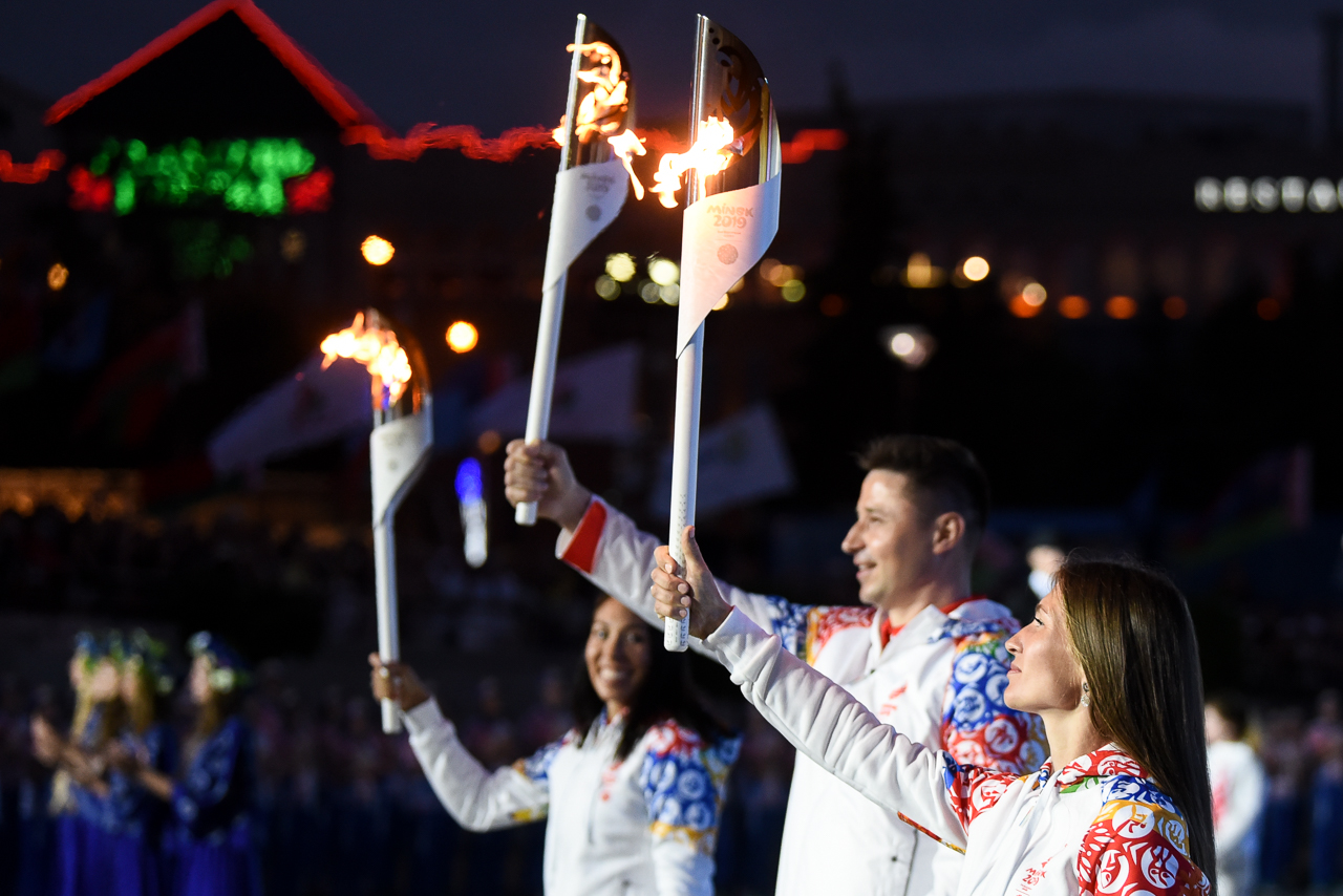 «Пламя мира» встретили в Минске!