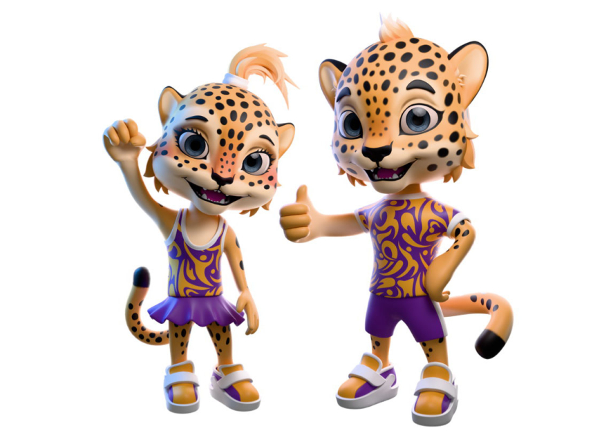 Леопарды Бабир и Лейла – талисманы III Игр стран СНГ в Азербайджане Леопарды Бабир и Лейла – талисманы III Игр стран СНГ в Азербайджане