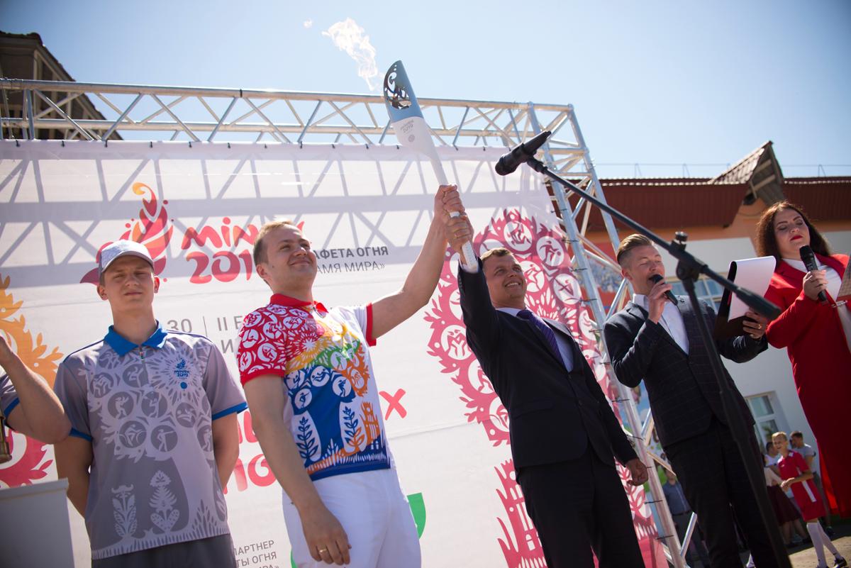 Огонь ярких побед пронесли по Шкловскому району Огонь ярких побед пронесли по Шкловскому району