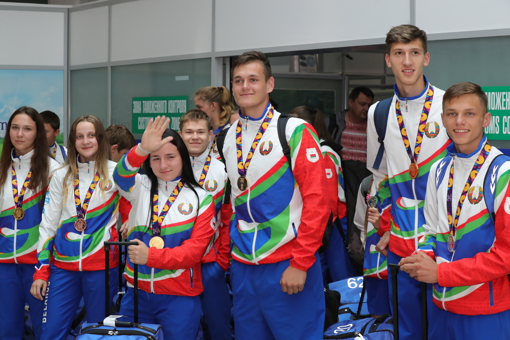 Баку-2019. Белорусская спортивная делегация вернулась в Минск