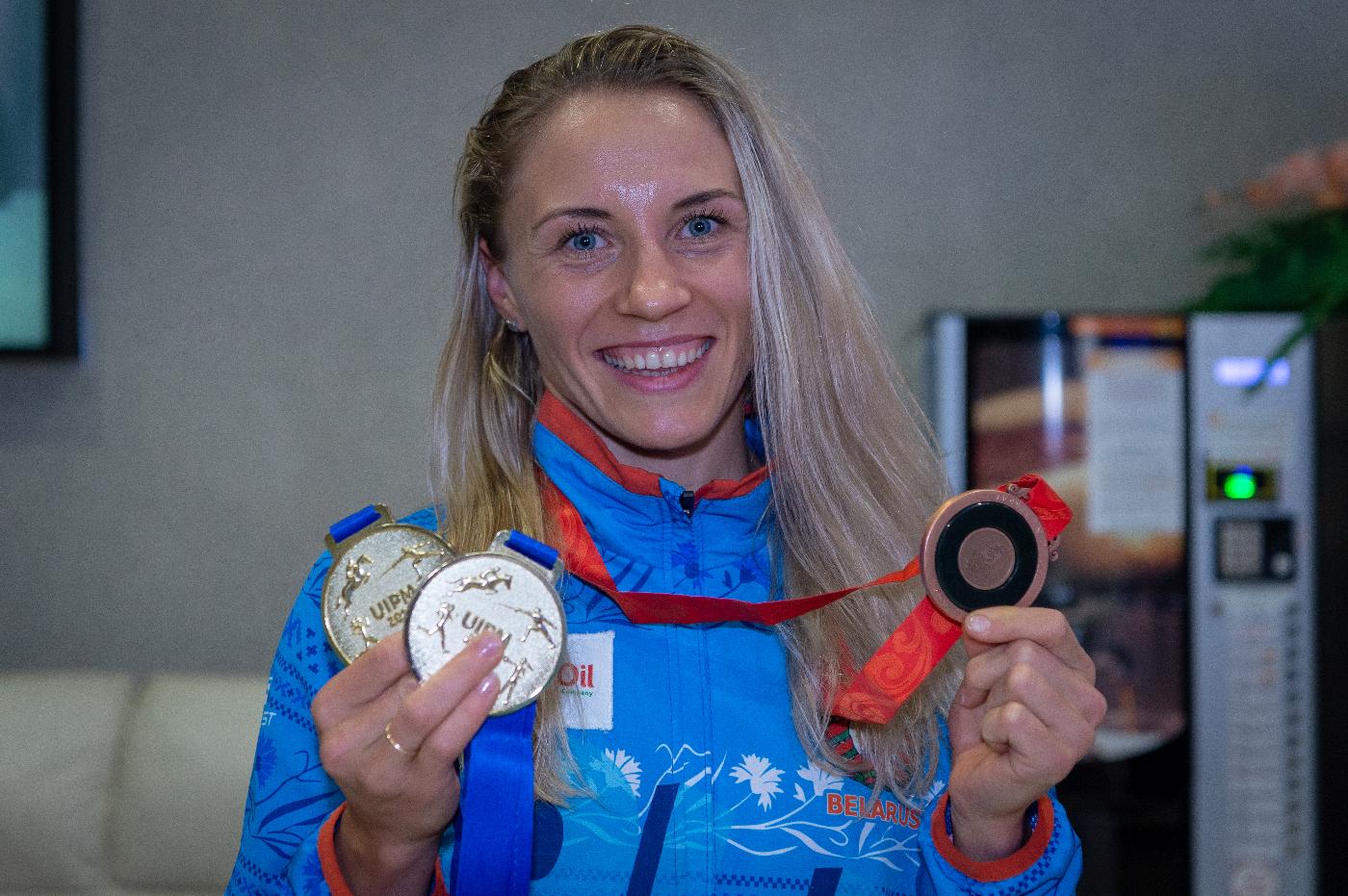 Anastasiya Prokopenko returned to Minsk with Beijing 2008 bronze medal