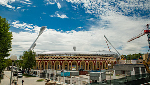 На главной арене Европейских игр завершается реконструкция