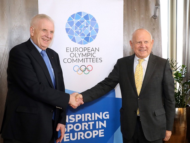 European Athletics President Svein Arne Hansen left 1