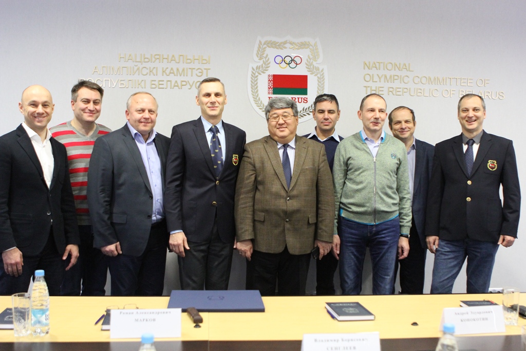 Визит представителей Олимпийского комитета России в НОК Беларуси