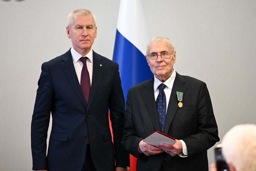 Belarusian athletes honored with medals of Russian Ministry of Sport Belarusian athletes honored with medals of Russian Ministry of Sport