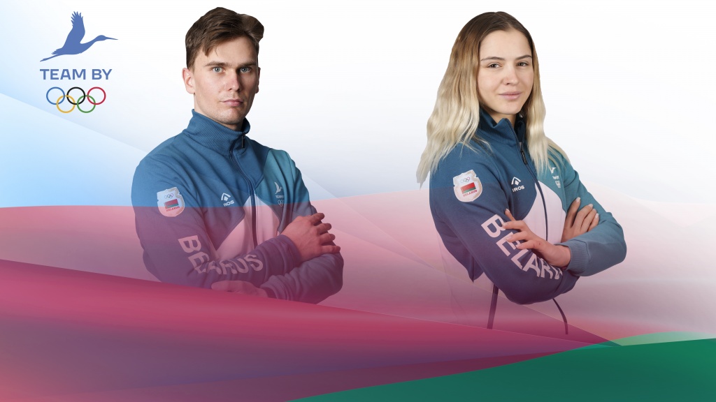 Golovatsiuk Ignat and Nifantava Hanna – Flag Bearers at the Opening Ceremony of the Beijing Golovatsiuk Ignat and Nifantava Hanna – Flag Bearers at the Opening Ceremony of the Beijing