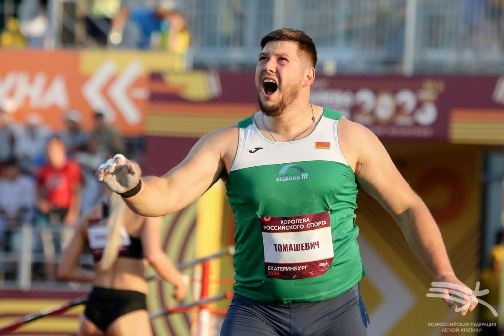 Легкоатлет Олег Томашевич установил национальный рекорд 