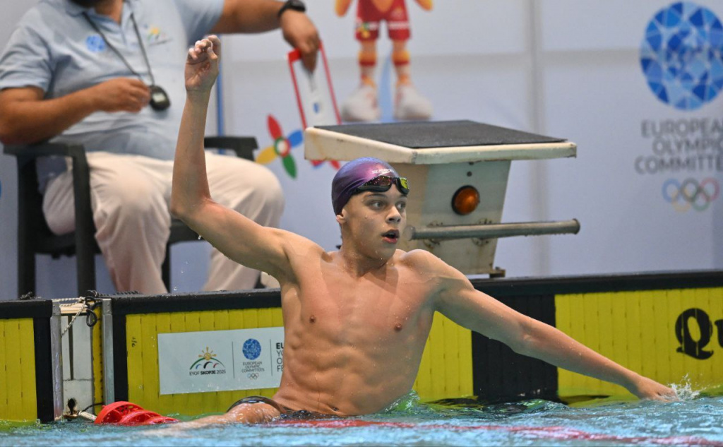 Lyakh victorious in 50m freestyle at 3rd CIS Games in Ganja Lyakh victorious in 50m freestyle at 3rd CIS Games in Ganja