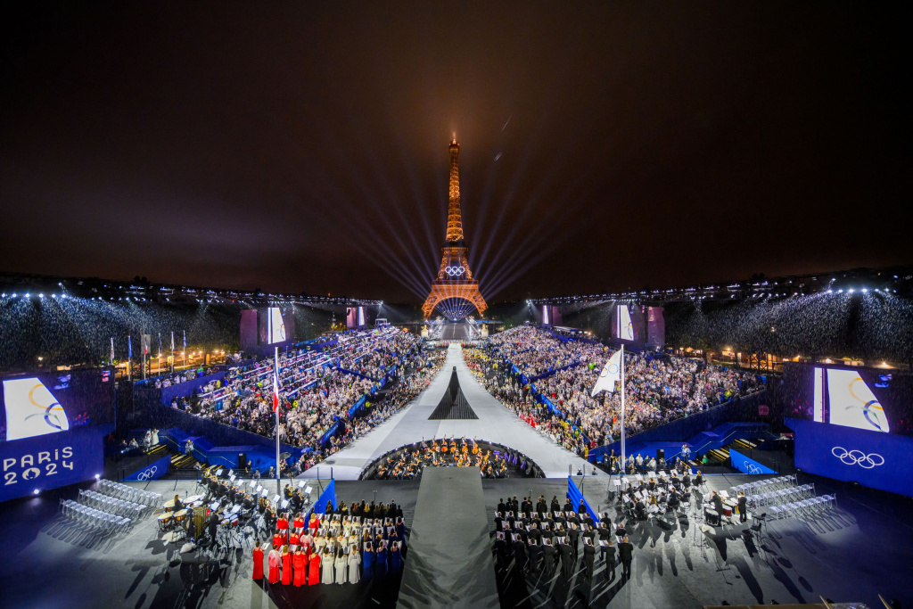 Games of the XXXIII Olympiad open in Paris Games of the XXXIII Olympiad open in Paris