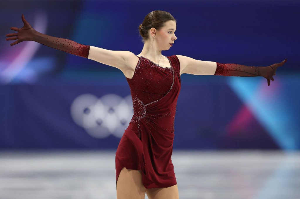 Сафонова выступила в короткой программе на зимних в Милане