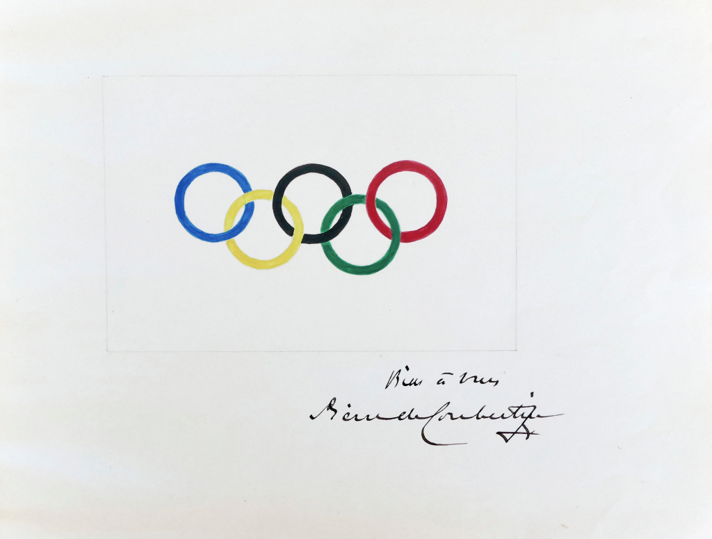 Оригинальный рисунок олимпийских колец продан за 185 тыс. евро