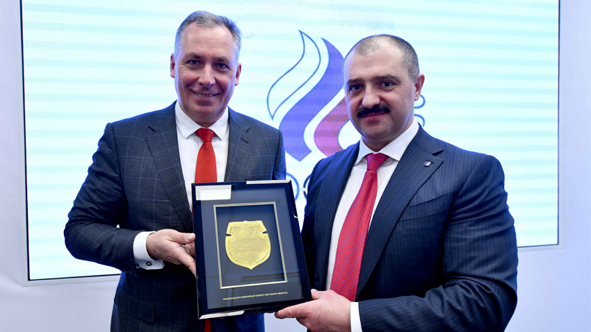 Viktor Lukashenko, Russian sport officials discuss preparations for Olympics