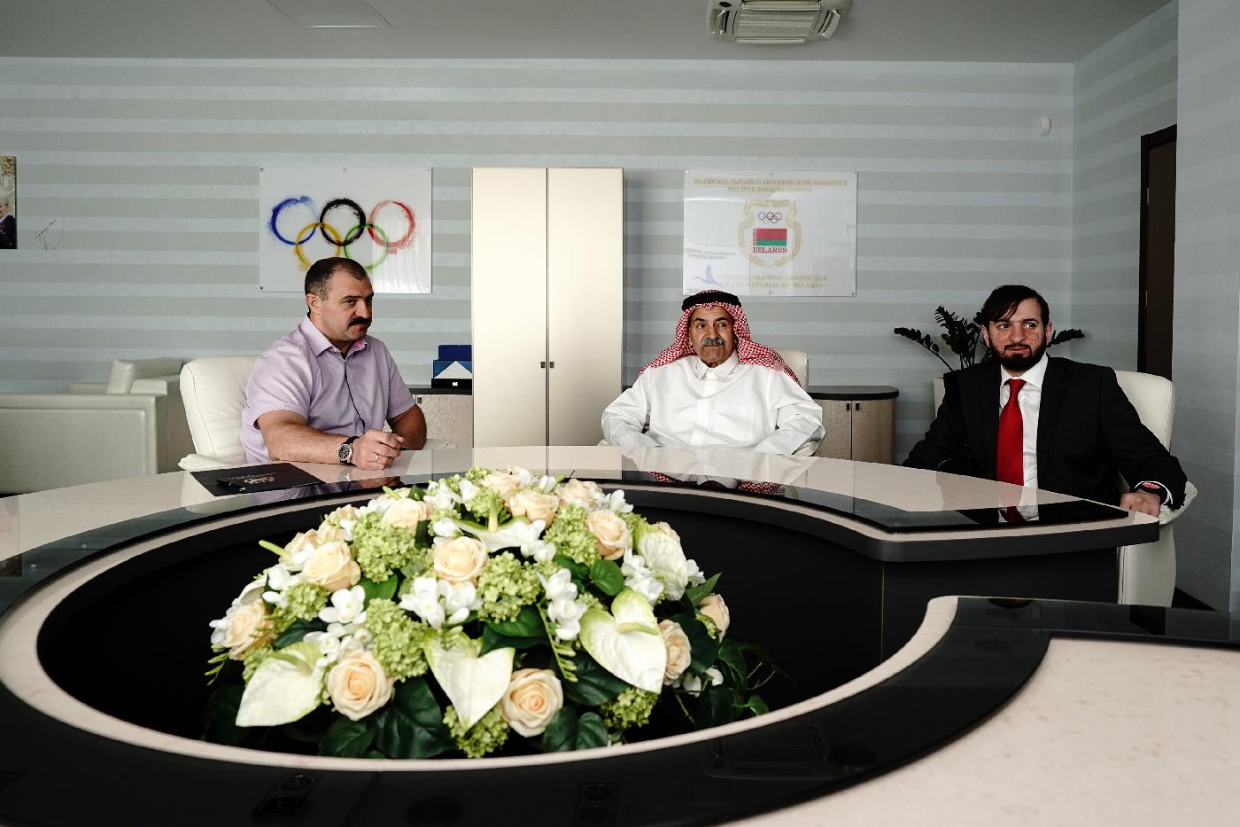 Представитель Катарского олимпийского комитета посетил с визитом НОК Беларуси