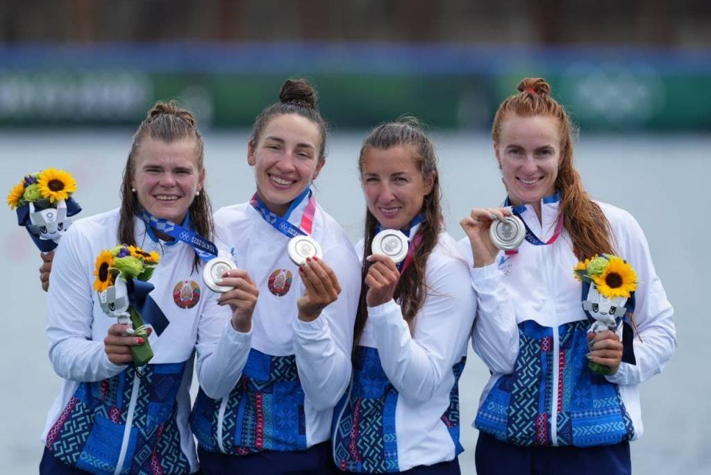 Belarus win silver medal in K4 500m at 2020 Tokyo