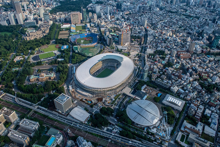 В Японии завершили строительство Национального стадиона к Олимпийским играм
