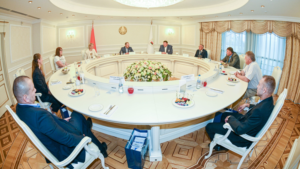 Champions and medalists of Barcelona Olympics honored at NOC of Belarus Champions and medalists of Barcelona Olympics honored at NOC of Belarus