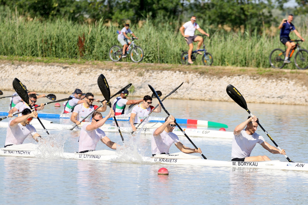 Belarus K4 team win two golds at 2024 ECA Canoe Sprint European