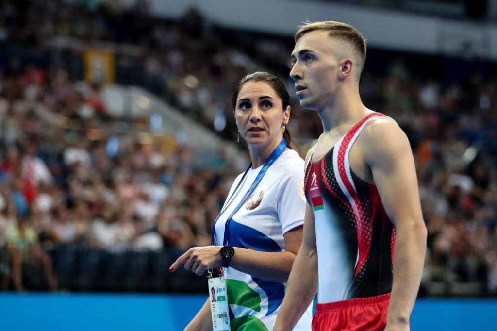Две серебряные медали завоевали белорусские атлеты на КМ по прыжкам на батуте в Хабаровске