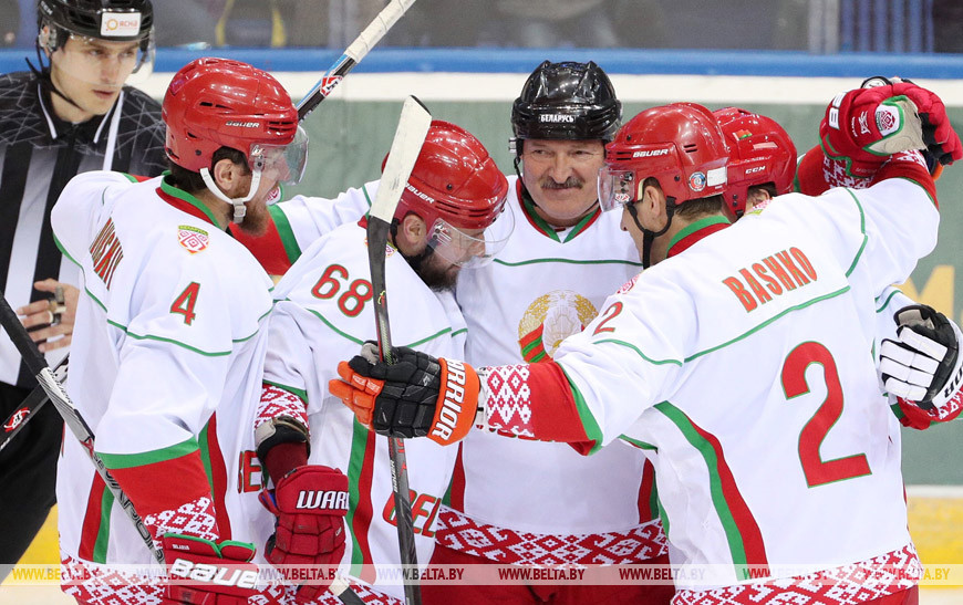 The Belarus President's Hockey Team won the Christmas ice hockey tournament The Belarus President's Hockey Team won the Christmas ice hockey tournament