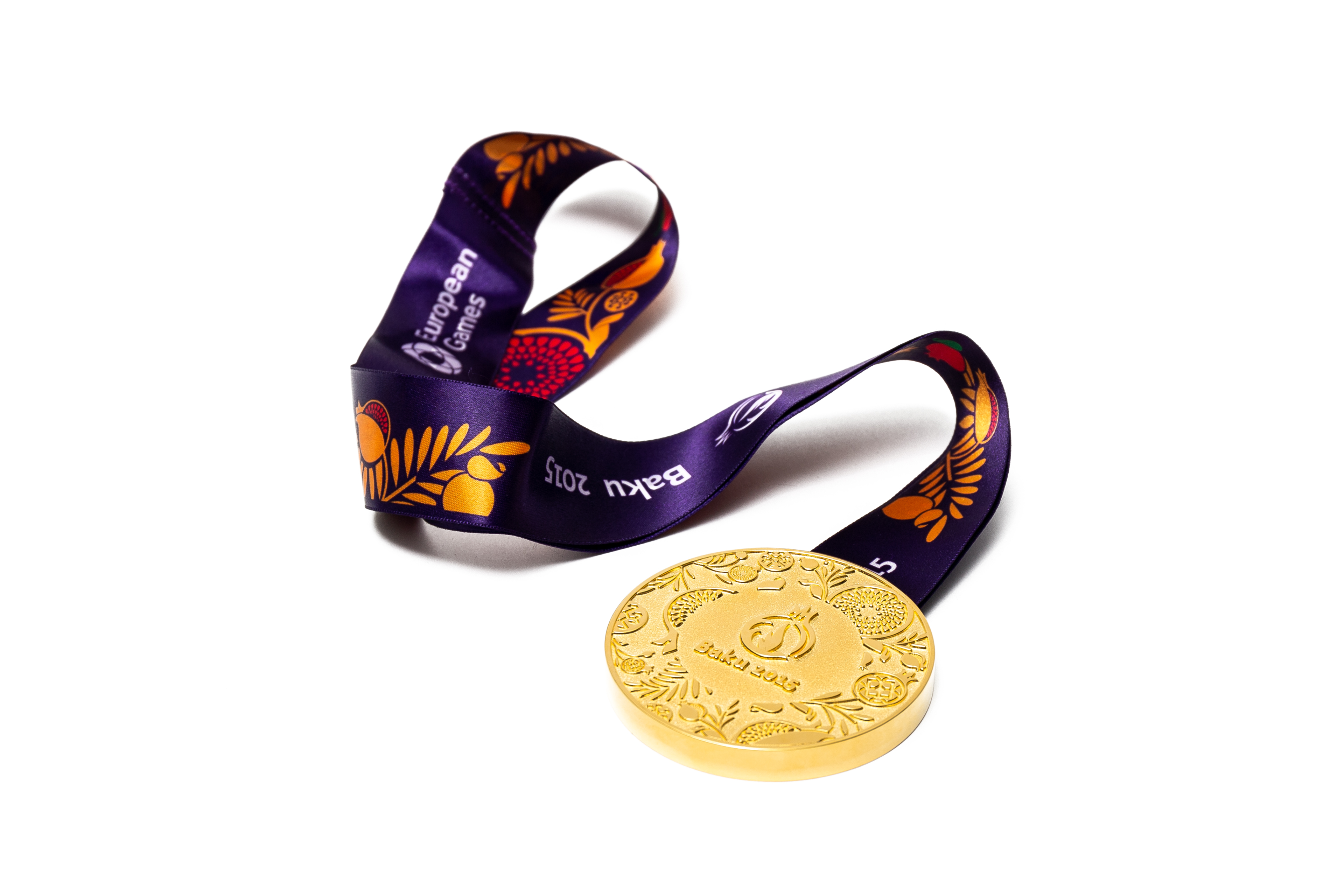 Залаты медаль I Еўрапейскіх гульняў у Баку 2015 Аляксандра Багдановіча (каноэ)