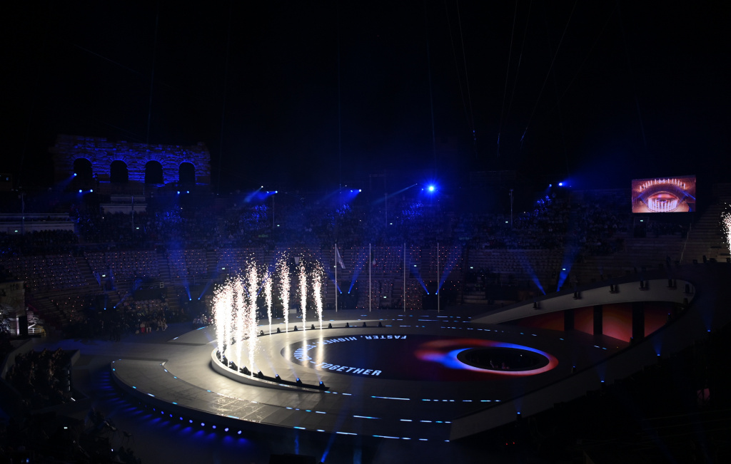 Verona Arena hosts 2026 Winter Olympics closing ceremony
