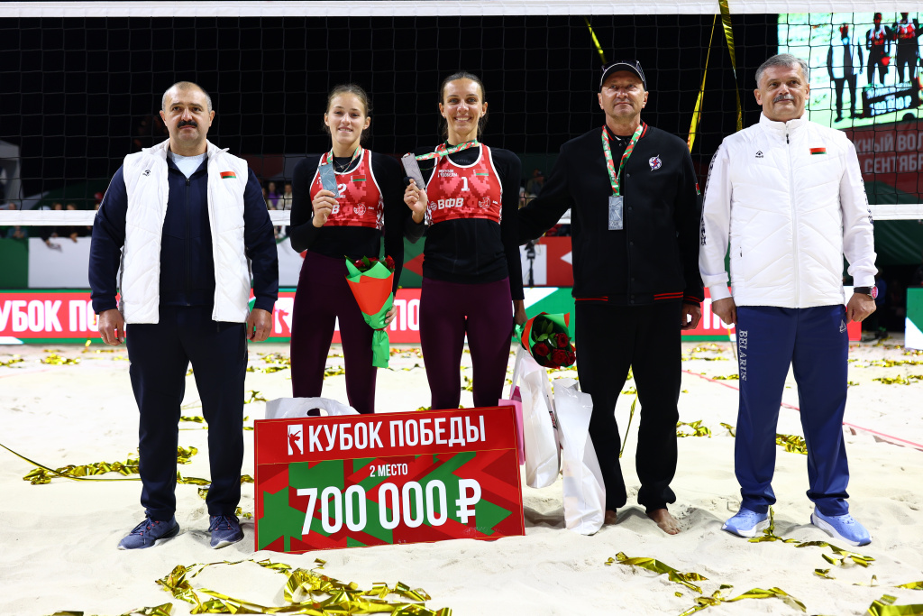 Viktoryia Siakretava and Nadzeya Tsishkova finish second at Victory Cup