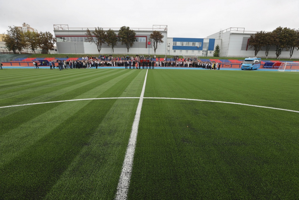 Renovated School of Olympic Reserve's stadium opens in Minsk   