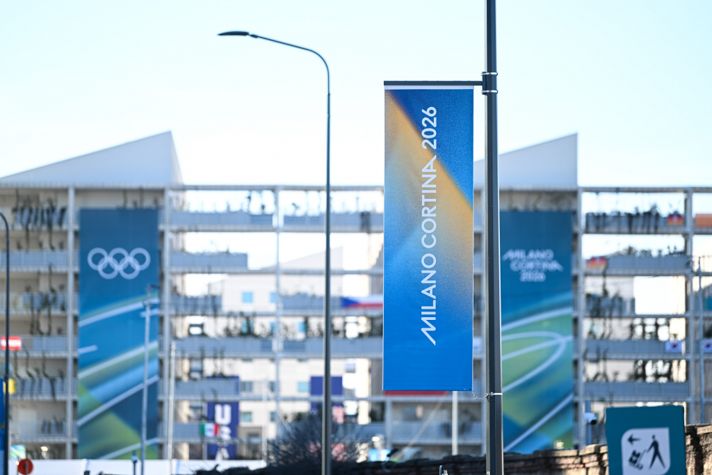 Milano Cortina 2026: Olympic village with mountain view