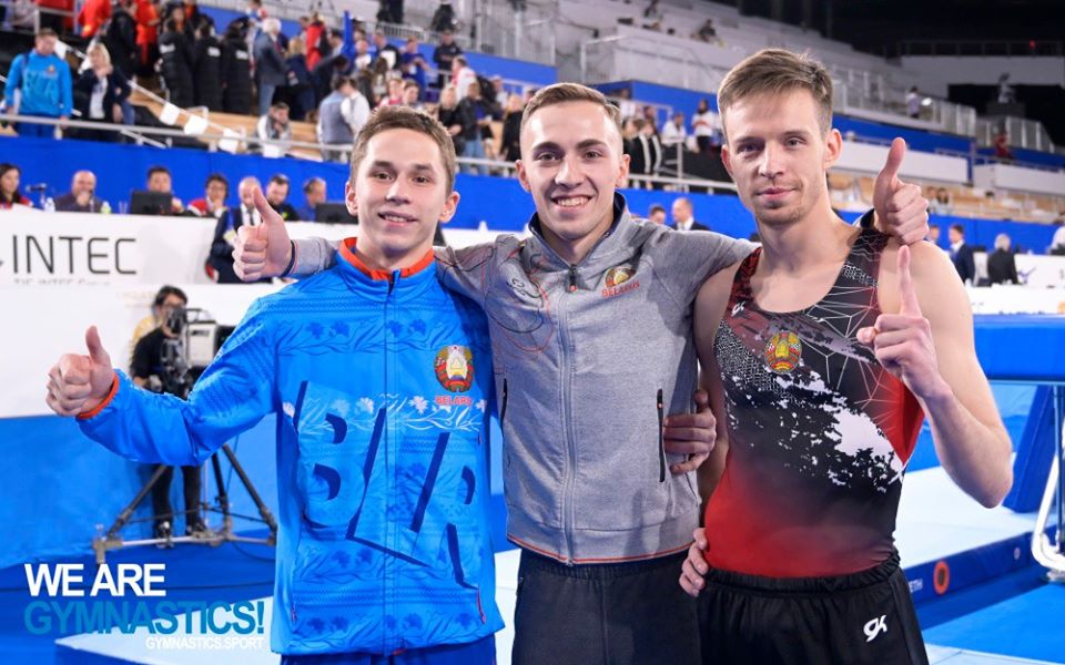 Белорусские атлеты выиграли золотую медаль на ЧМ по прыжкам на батуте в Токио