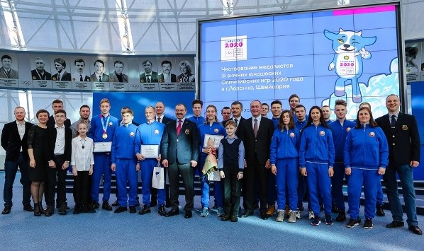 Lausanne 2020. Celebration to honor the medalists of the 3rd Youth Olympic Games took place at NOC Belarus