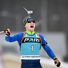 и Лазовский вошли в тройку лучших по итогам масс-старта на этапе Кубка Содружества 84