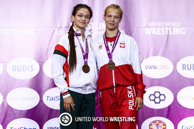 Сборная Беларуси завоевала четыре медали на чемпионате Европы U20 по спортивной борьбе в Скопье