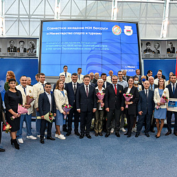 В НОК Беларуси чествовали победителей и призеров Олимпиады и Паралимпиады в Токио