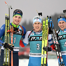 Дмитрий Лазовский стал вторым в гонке преследования на этапе Кубка Содружества в Раубичах 48