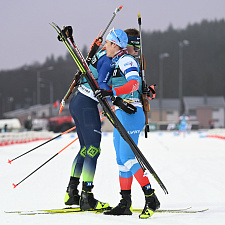 Дмитрий Лазовский стал вторым в гонке преследования на этапе Кубка Содружества в Раубичах 46