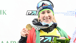 Динара Смольская - победитель Кубка Содружества по биатлону