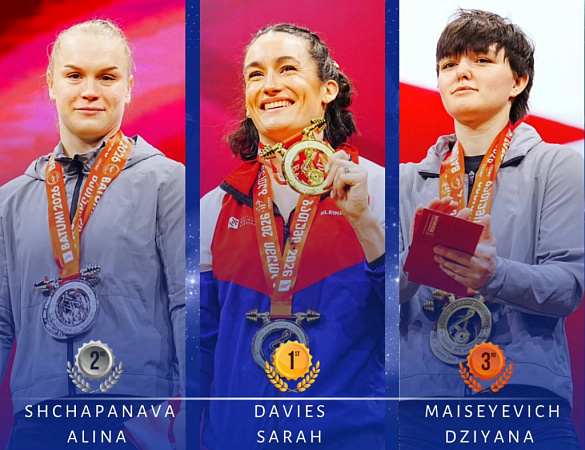 Серебряную и две бронзовые награды выиграли тяжелоатлеты на старте ЧЕ в Батуми