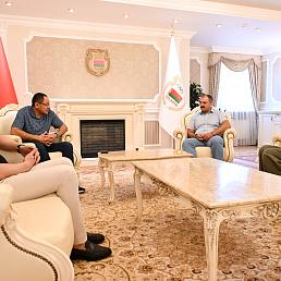 В НОК Беларуси прошла встреча с министром молодежной политики и спорта Узбекистана Адхамом Икрамовым