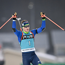 Дмитрий Лазовский стал вторым в гонке преследования на этапе Кубка Содружества в Раубичах 45