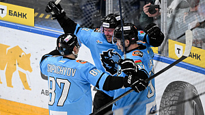 Хоккеисты минского "Динамо" в упорном противостоянии обыграли в гостях одноклубников из Москвы – 2:1 в овертайме