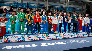 ЮОИ-2018. Белорусские акробаты – бронзовые призеры в составе объединенной команды