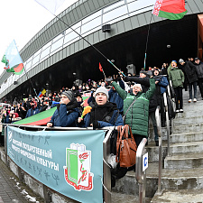 Лазовский выиграл спринт этапа Кубка Содружества в Раубичах 105