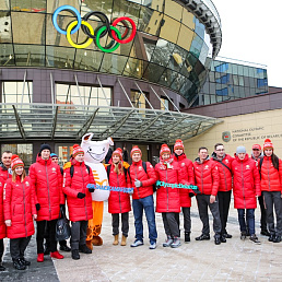 Проводы белорусской спортивной делегации на XXIII зимние Олимпийские игры 2018 года в Пхенчхане (Республика Корея).