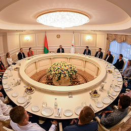 Встреча с национальной командой по биатлону