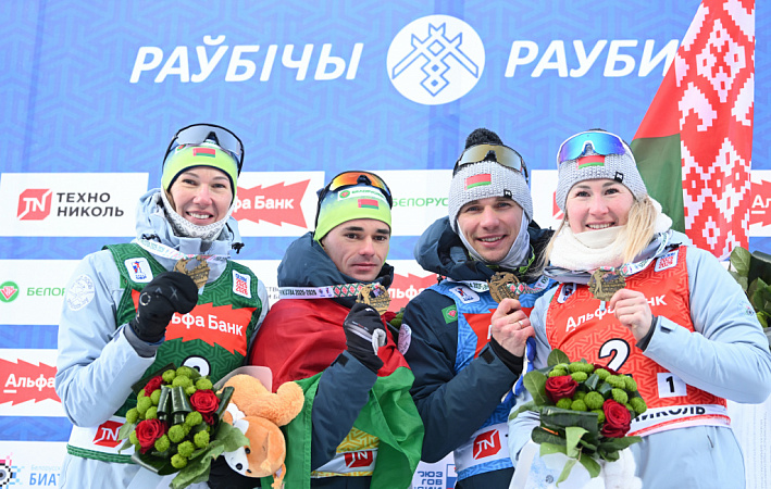 Viktor Lukashenko congratulates Belarus’ biathletes on Commonwealth Cup victories