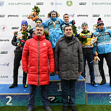 и Лазовский вошли в тройку лучших по итогам масс-старта на этапе Кубка Содружества 95